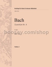 Overture (Suite) No. 4 in D major BWV 1069 - violin 2 part
