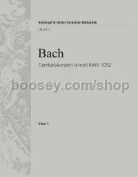Harpsichord Concerto in D Minor BWV 1052 (Viola Part)
