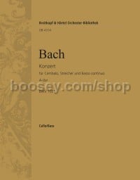Harpsichord Concerto in A major BWV 1055 - cello/double bass part