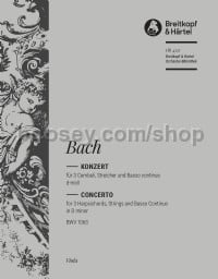Harpsichord Concerto in D minor BWV 1063 - viola part