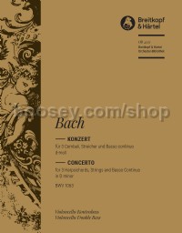 Harpsichord Concerto in D minor BWV 1063 - cello/double bass part