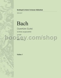 Overture (Suite) in G minor BWV 1070 - violin 1 part