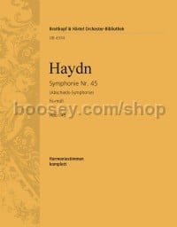 Symphony No. 45 in F minor, Hob I:45, 'Farewell' - wind parts