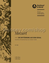 Entführung aus dem Serail, KV 384 - Ouvertüre - cello/double bass part