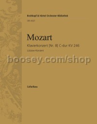 Piano Concerto No. 8 in C major KV 246 - cello/double bass part