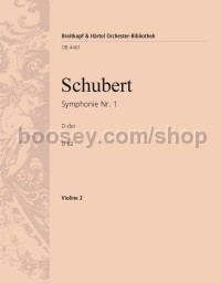 Symphony No. 1 in D major, D 82 - violin 2 part