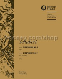Symphony No. 2 in Bb major, D 125 - double bass part