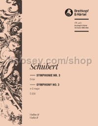 Symphony No. 3 in D major, D 200 - violin 2 part