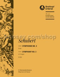 Symphony No. 3 in D major, D 200 - wind parts