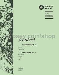 Symphony No. 4 in C minor, D 417 - violin 1 part