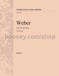 Der Freischütz - Overture - violin 2 part