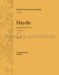 Symphony No. 6 in D major, Hob I:6 - wind parts