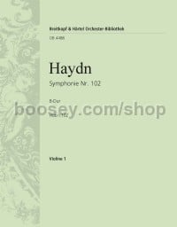 Symphony No. 102 in Bb major, Hob I:102 - violin 1 part