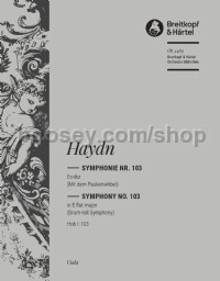 Symphony No. 103 in Eb major, Hob I:103, 'Drum-roll' - viola part