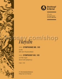 Symphony No. 103 in Eb major, Hob I:103, 'Drum-roll' - wind parts