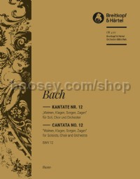 Cantata No. 12 Weinen, Klagen - cello/double bass part