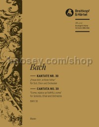Cantata No. 30 Freue dich, erlöst - cello/double bass part