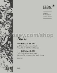 Cantata No. 198 - Laß, Fürstin - viola 1 part