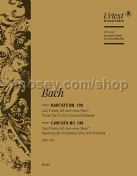 Cantata No. 198 - Laß, Fürstin - cello/double bass part
