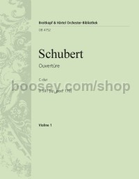 Ouvertüre in C major D 591 - violin 1 part
