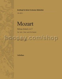 Missa brevis in F major K. 192 (186f) - cello/double bass part