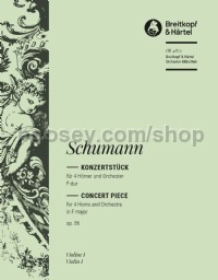 Concert Piece in F major, op. 86 - violin 1 part