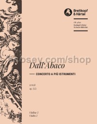 Concerto à più Istrumenti in E minor Op. 5/3 - violin 2 part