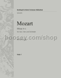 Mass in C minor K. 427 (417a) - viola part