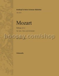 Mass in C minor K. 427 (417a) - cello part