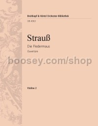 Die Fledermaus, op. 367 - Ouvertüre - violin 2 part