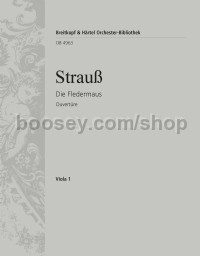 Die Fledermaus, op. 367 - Ouvertüre - viola part