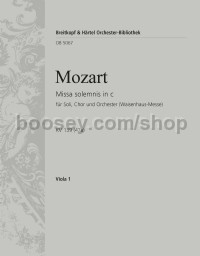 Missa solemnis in C minor K. 139 (47a) - viola part