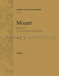 Mass in C major K. 167, 'Trinitatis' - cello/double bass part