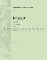 March in D major K. 249 - violin 1 part