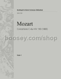 Concertone in C major KV 190 (186e) - viola part
