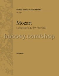 Concertone in C major KV 190 (186e) - double bass part