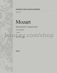 Masonic Funeral Music in C minor K. 477 (479a) - viola part