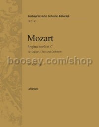 Regina coeli in C major K. 108 (74d) - cello/double bass part