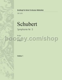 Symphony No. 5 in Bb major, D 485 - violin 1 part