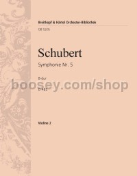 Symphony No. 5 in Bb major, D 485 - violin 2 part