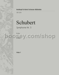 Symphony No. 5 in Bb major, D 485 - viola part