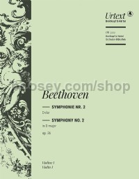 Symphony No. 2 in D major, op. 36 - violin 1 part