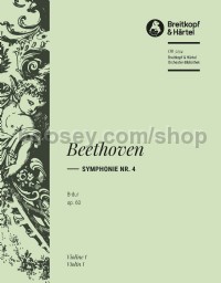 Symphony No. 4 in Bb major, op. 60 - violin 1 part