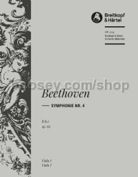 Symphony No. 4 in Bb major, op. 60 - viola part