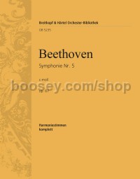 Symphony No. 5 in C minor, op. 67 - wind parts