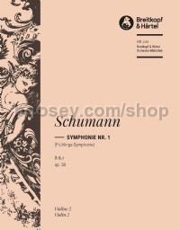 Symphony No. 1 in Bb major, op. 38 - violin 2 part