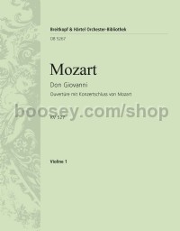 Don Giovanni KV 527 - Overture - violin 1 part