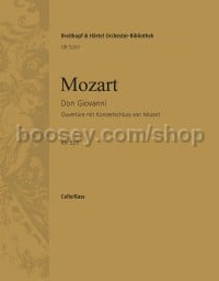 Don Giovanni KV 527 - Overture - cello/double bass part
