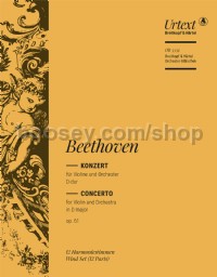 Violin Concerto in D major, op. 61 - wind parts