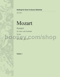 Horn Concerto in Eb major KV 370b/371 - violin 1 part
